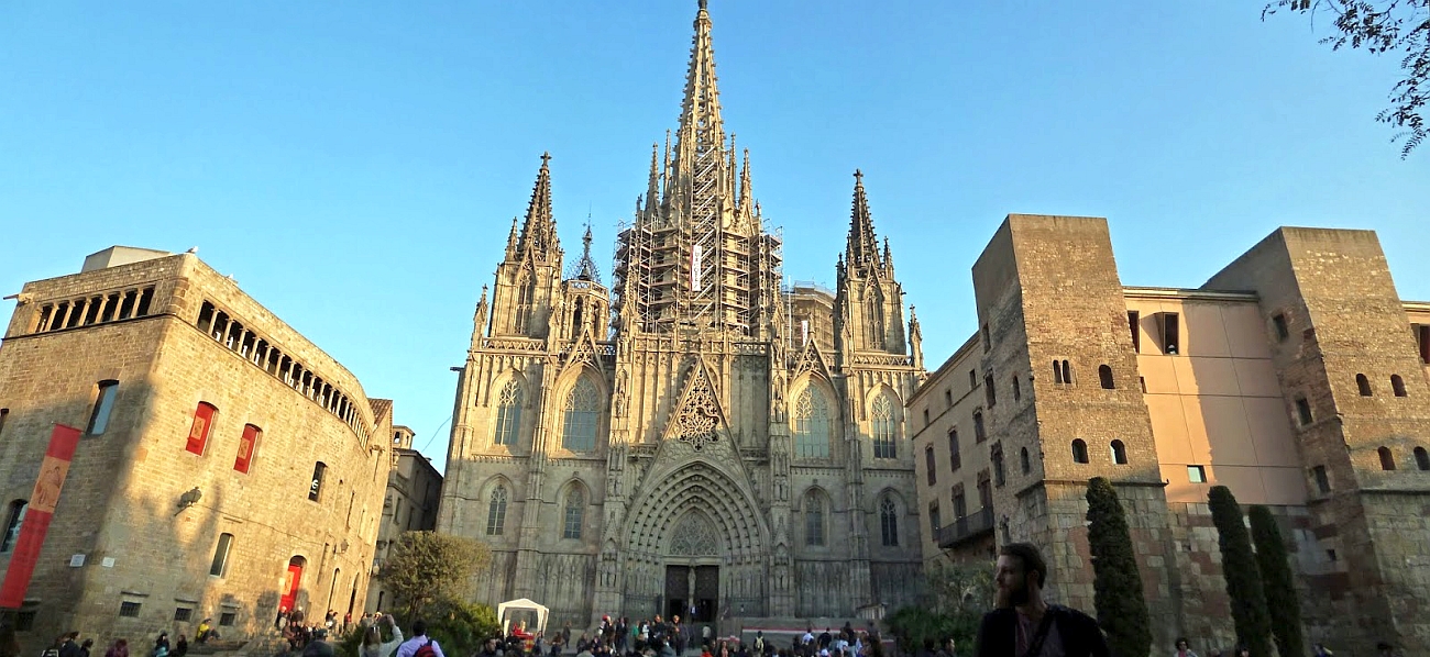 Recorrido de la luz, catedral de Barcelona